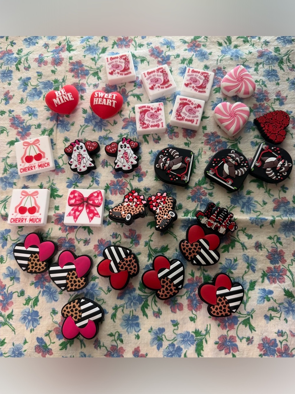 Focal Bead Lot - Valentines Day